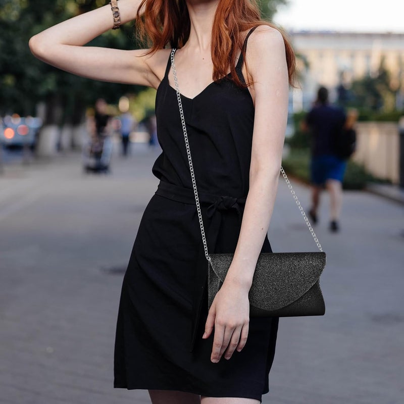 PACETAP Clutch Purses for Women, Handbags with Chain for Women Formal, Evening Bag for Wedding Party Cocktail Prom Dinner - Image 5